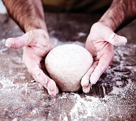 Bread Making and First Communion Practice